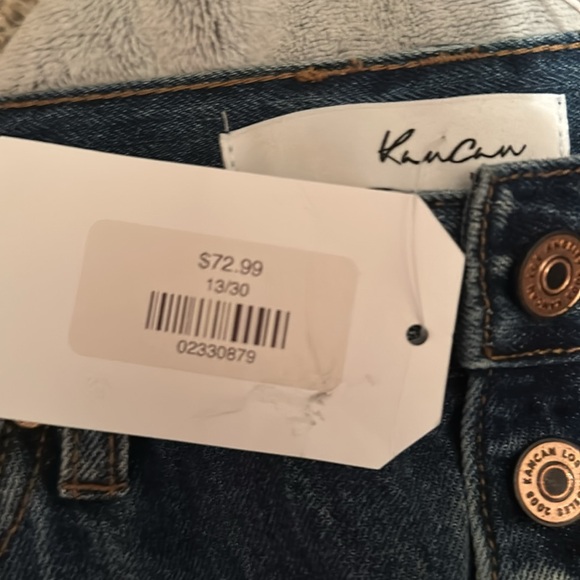 KanCan 13/30 90’s Flare 5 button distressed Jeans women’s - Picture 7 of 8